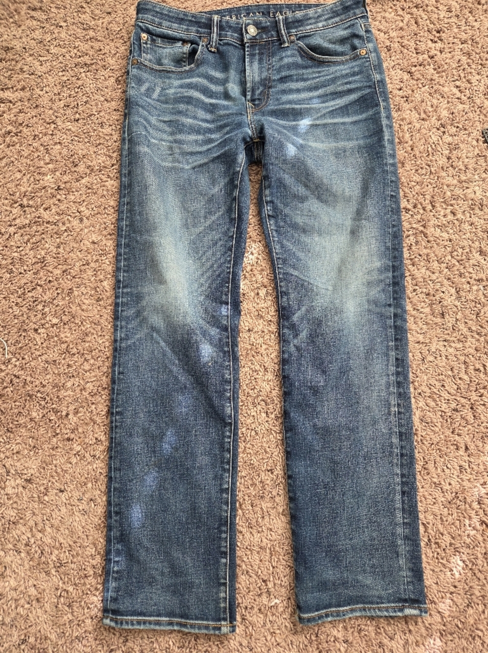American Eagle Outfitters Skinny Jeans in Washed Blue